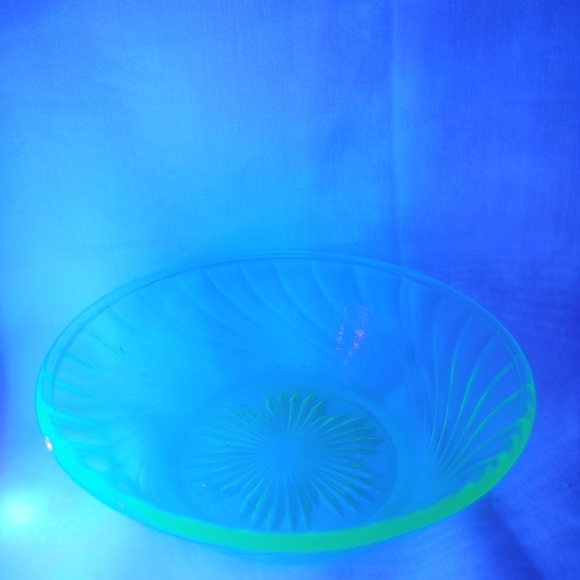 Elegant Blue Glass Bowl - Picture 1 of 9